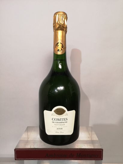 null 1 bouteille CHAMPAGNE - TAITTINGER Comtes de Champagne "Blanc de blancs" 2004...