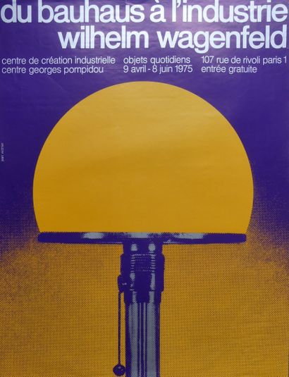 WIDMER Jean (né en 1929) (4 posters) Centre de Création Industrielle. "THE DESIGN"...