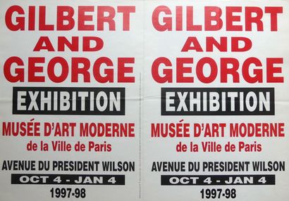 null MUSÉE D’ART MODERNE.  «GILBERT AND GEORGE EXHIBITION». Octobre 1997-Janvier...