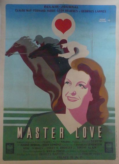 MORVAN Hervé (1917-1980) (3 affiches)  MASTER LOVE / VANIA L’ORPHELIN (1946) / AU...
