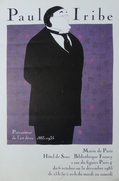 DIVERS EXPOSITIONS (8 affiches et affichettes) WILFREDO LAM- IRIBE Paul - MESSAGIER...