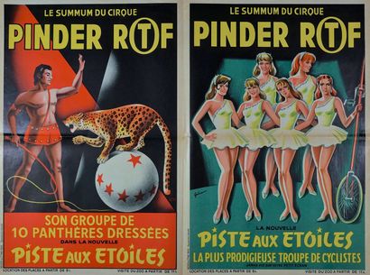 GRINSSON et ROLLIER PINDER ORTF « LE SUMMUM DU CIRQUE » Imprimerie Bedos, Paris (2...