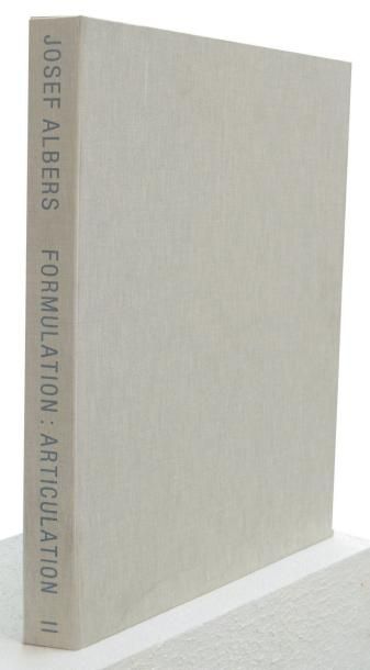 Josef ALBERS (1888 - 1976) Formulation, Articulations, 1972
Portfolio II comprenant...