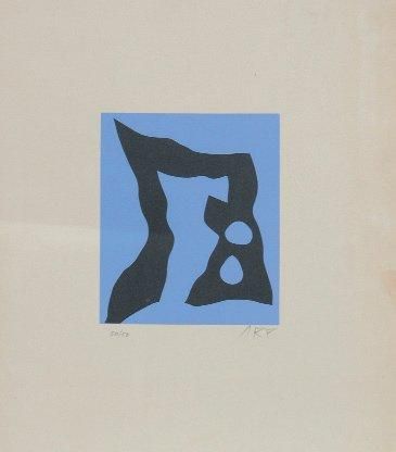 Jean ARP (1887 - 1966) Lithographie signée en bas à droite et justifiée N° Dim: 38...