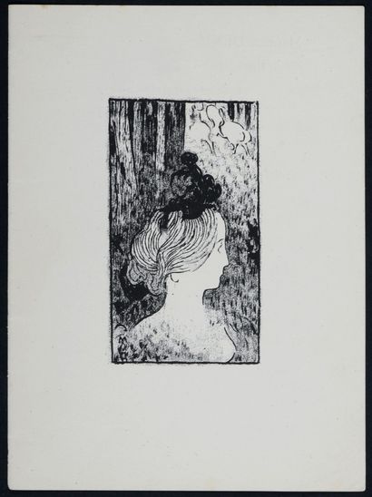 Maurice Denis (1870-1943) Maurice Denis (1870-1943)
Lady in the Golden Garden 1894,

Lithograph
Publisher:... Gazette Drouot