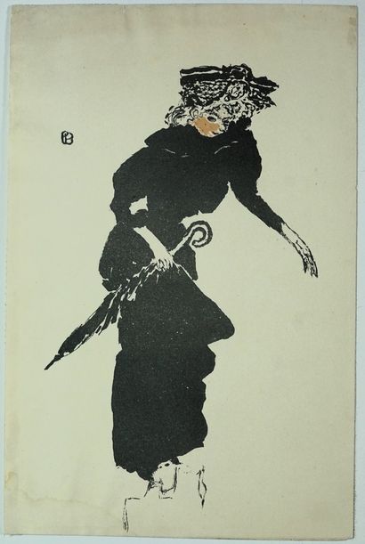 Pierre BONNARD (1867-1947) Pierre BONNARD (1867-1947) 
Femme au parapluie, 1895 (Bouvet...