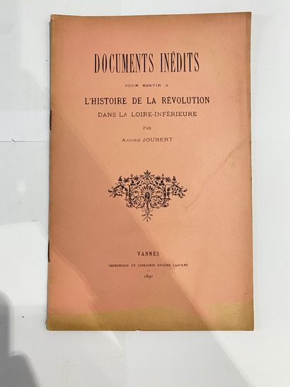 Joubert, André. Documents inédits pour servir a l'histoire de la révolution. Édité...