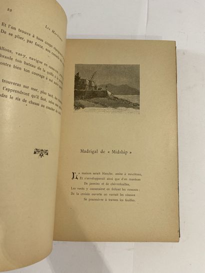 [MARINE) Pilatte Franck. Les maritimes à Nice published by Gauthier & C° in 1888....