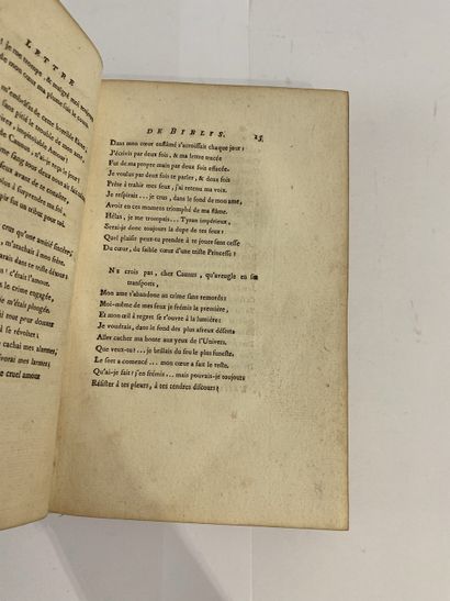 De Sainmore, M. Blin. Heroides ou Lettres envers. Published in Paris by Delalain,...