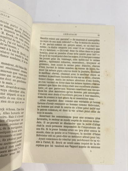 Collins, W. Wilkie. Armadale. Édité à Paris, chez librairie internationale, sans...