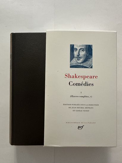 Shakespeare Comédies. Édité à Paris, chez Gallimard en 2013. De format in-12. Cuir...