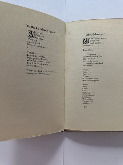 John, Rodker. Collected Poems. Édité à Paris, chez The hours press en 1930. De format...