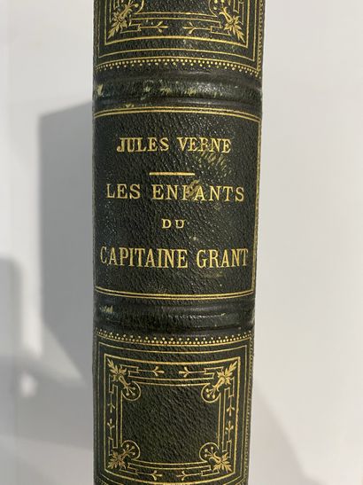 Verne, Jules. Les Enfants Du Capitaine Grant, Voyage autour du monde. Published in...