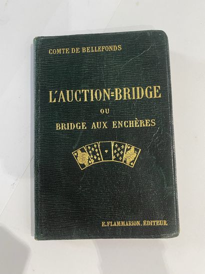 Bellefonds, Comte de. L'auction=Bridge ou Bridge aux enchères. Edité à Paris chez...