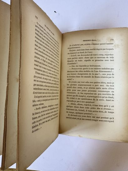 C. D. Forgues. Le rose et le gris. Édité à Paris, chez Hachette en 1860. De format...