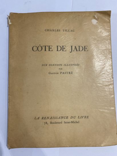 Tillac, Charles. Cote de Jade. Edité à Paris, chez les presses de frazier-soye en...