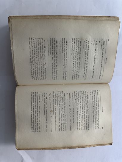 Bonnaffé, Edmond. Dictionnaire des amateurs francais. Published in Paris, by A.Quantin...