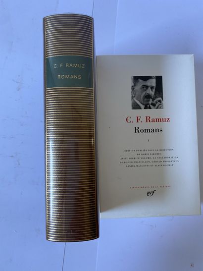 C. F. Ramuz. Romans. Édité à Paris, chez Gallimard en 2005. De format in-12. Cuir...