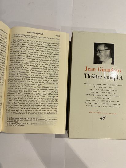 Giraudoux, Jean. Complete theater. Published in Paris by Gallimard in 1982. Format...