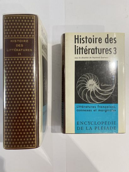 [PLEIADE] Queneau, Raymond. Histoire des littératures tome II, littératures occidentales....