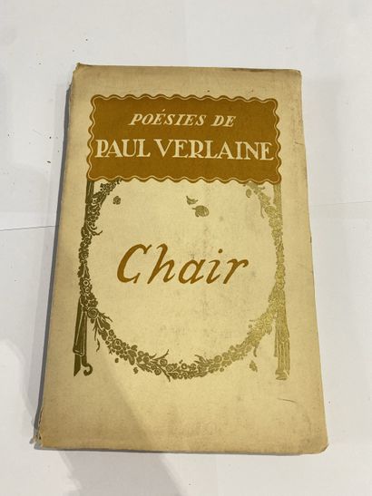 Verlaine, Paul. Chair. Édité à Paris, chez Albert Messein en 1925. De format in-12....