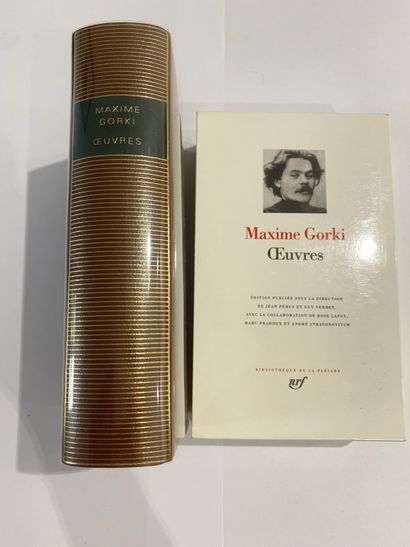 Gorki, Maxime. Oeuvres. Published in Paris by Gallimard in 2005. Format in-12. Bound...