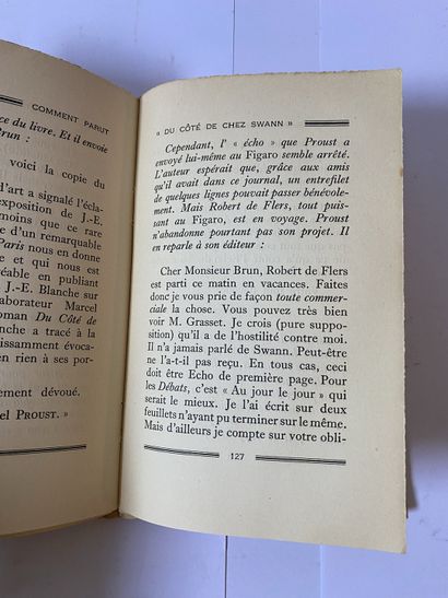 Pierre-Quint, Léon. Lettres de Marcel Proust. Édité à Paris, chez Kra Paris en 1930....
