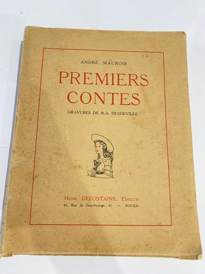 Maurois, Audré. Premiers Contes. Édité à Rouen, chezHenri Defontaine en 1935. De...