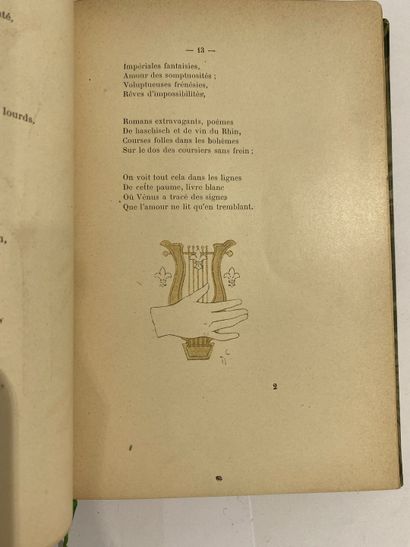 Gautier, Théophile. Emaux et Camées. Published in Paris by G.Charpentier and E.Fasquelle...