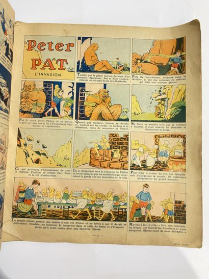 Sans mention d'auteur. Peter Pat. Published in Paris by Hachette in 1937. In-4 format....