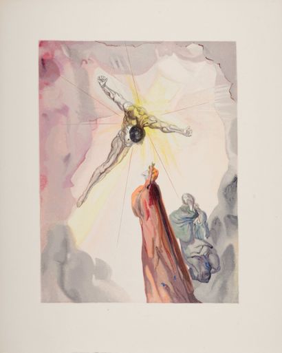 Salvador Dali (1904-1989) Le Christ en croix, 1963

Gravure sur bois sur papier BFK...