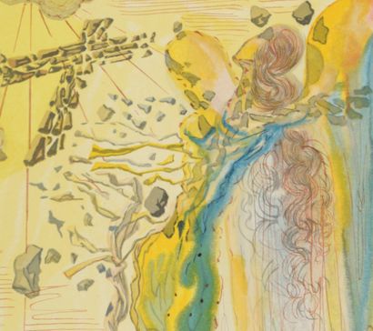 Salvador Dali (1904-1989) L'éclat des corps glorieux, 1963

Gravure sur bois sur...