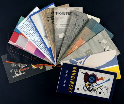 Lot de 12 livres (Wassily Kandinsky, Henri Matisse, Antonio Tapies…)