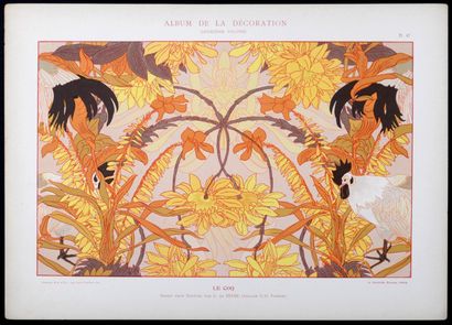 Georges De Feure (1868-1943) Le Coq, 1900

Chromotypographie sur papier vélin.
PLANCHE...