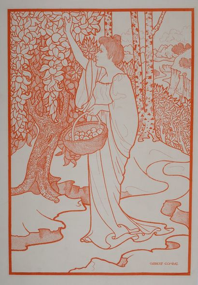 Gisbert Combaz (1869-1941) La libre Esthétique, 1901

Affiche lithographique sur...