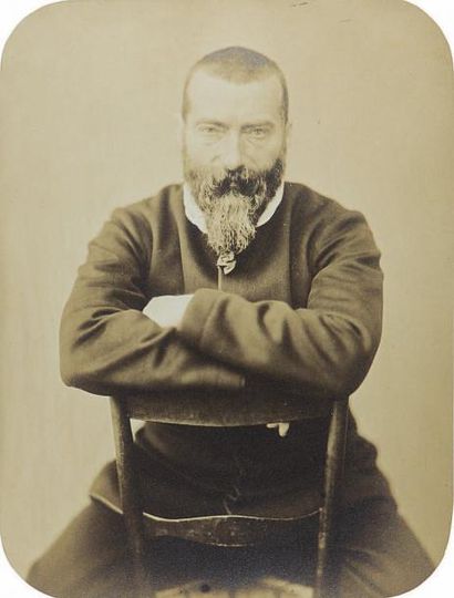 LUIGI CRETTE 1823-1872 Alphonse Karr, écrivain et directeur du «Figaro», ca. 1860....