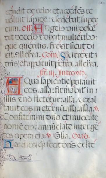 null Manuscrit/Graduel (usage dominicain), Italie, vers 1475, Grand in-folio, 206...
