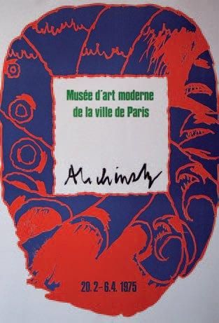 ALECHINSKY Pierre (1927) MUSÉE D'ART MODERNE DE LA VILLE DE PARIS. 1975 Imp. Clot...