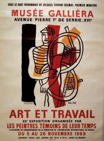 LÉGER Fernand (1881-1955) MUSÉE GALLIÉRA ART ET TRAVAIL - LES PEINTRES TÉMOINS DE...