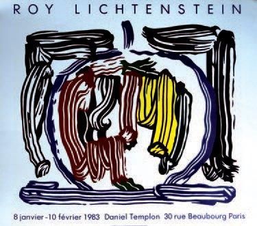 LICHTENSTEIN ROY (1923-1997) APPLE 1983, POUR L'EXPOSITION DE L'ARTISTE La Galerie...