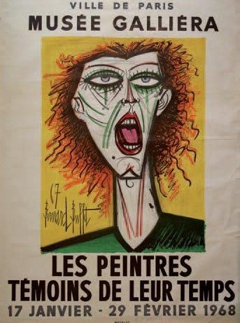 BUFFET Bernard (1928-1999) MUSÉE GALLIÉRA. LES PEINTRES TÉMOINS DE LEUR TEMPS "LE...