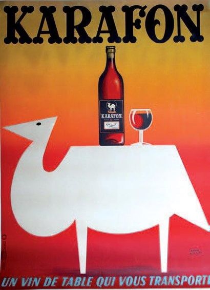 AURIAC et André ROLAND KARAFON "Vin velouté, un vin de table qui vous transporte"....