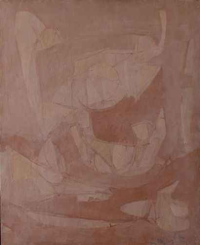Carlo MARANGIO (né en 1936) Sans titre, 1964 Huile sur toile signée et datée 73 x...
