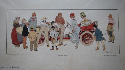 KOISTER Georges (1880 - 1956) KOISTER Georges (1880 - 1956) 

PREMIÈRE PANNE Lithographie,...