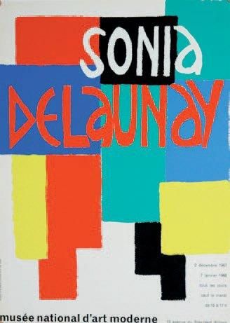 DELAUNAY SONIA (1885-1979) MUSÉE NATIONAL D'ART MODERNE de Paris. Décembre 1967 à...