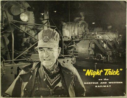 O.WINSTON LINK NIGHT TRICK Norfolk and Western Railway, 1957, 16 pages. Broché, bon...
