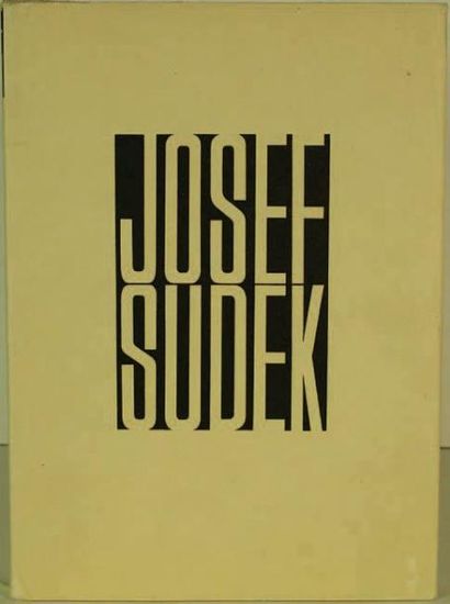 JOSEF SUDEK FOTOGRAFIE Statni Nakladatelstvi Krasné Literatury, 1956, 290 pages....