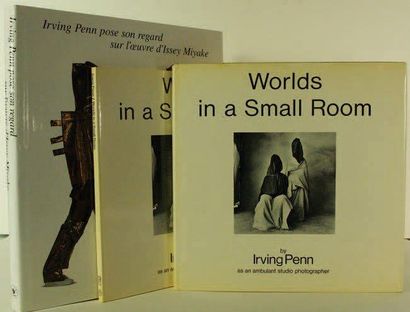 Irving Penn 3 VOLUMES - WORLDS IN A SMALL ROOM, 1974 (Broché). - WORLDS IN A SMALL...