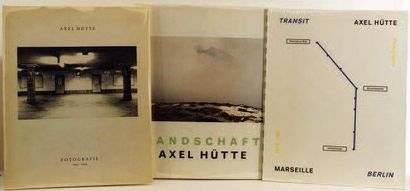 Axel Hütte 3 VOLUMES - LANDSCHAFT, 1995 (Relié). - FOTOGRAFIE, 1988 (Broché). - TRANSIT...