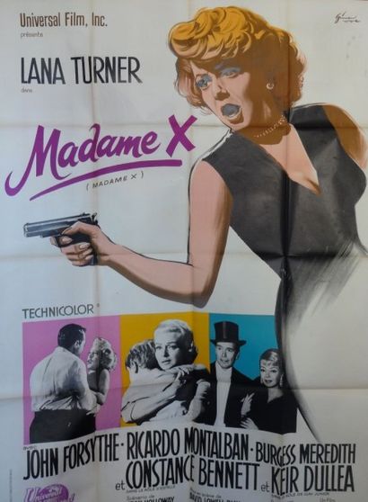 LANA TURNER MADAME X. Film de David Lowell Rich avec Lana Turner et John Forsythe....